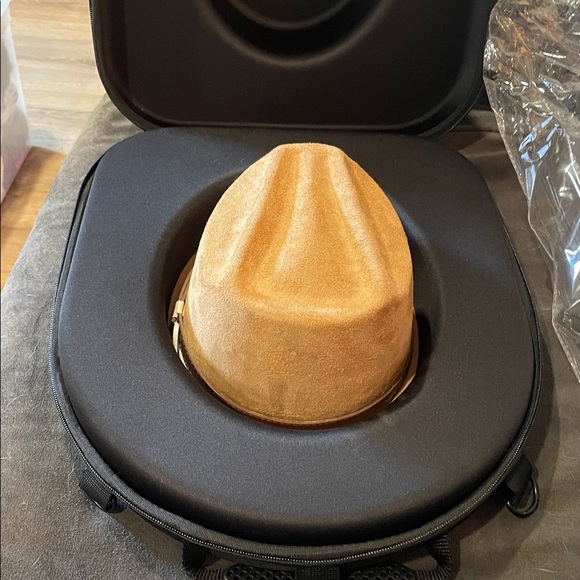 Large Hat Box Travel Fedora Cowboy Universal Size Hat Carrier Most Panama Hats - Picture 10 of 10